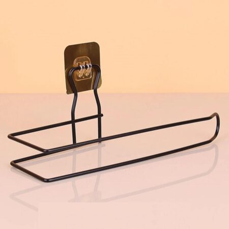 Kendiliğinden Yapışkanlı Krom Paslanmaz Metal Havlu Kağıtlık Aparatı (4172)