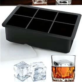 6&apos;lı XL Küp Şeklinde Silikon Kolay Çıkabilen Buz Kalıbı (4172)