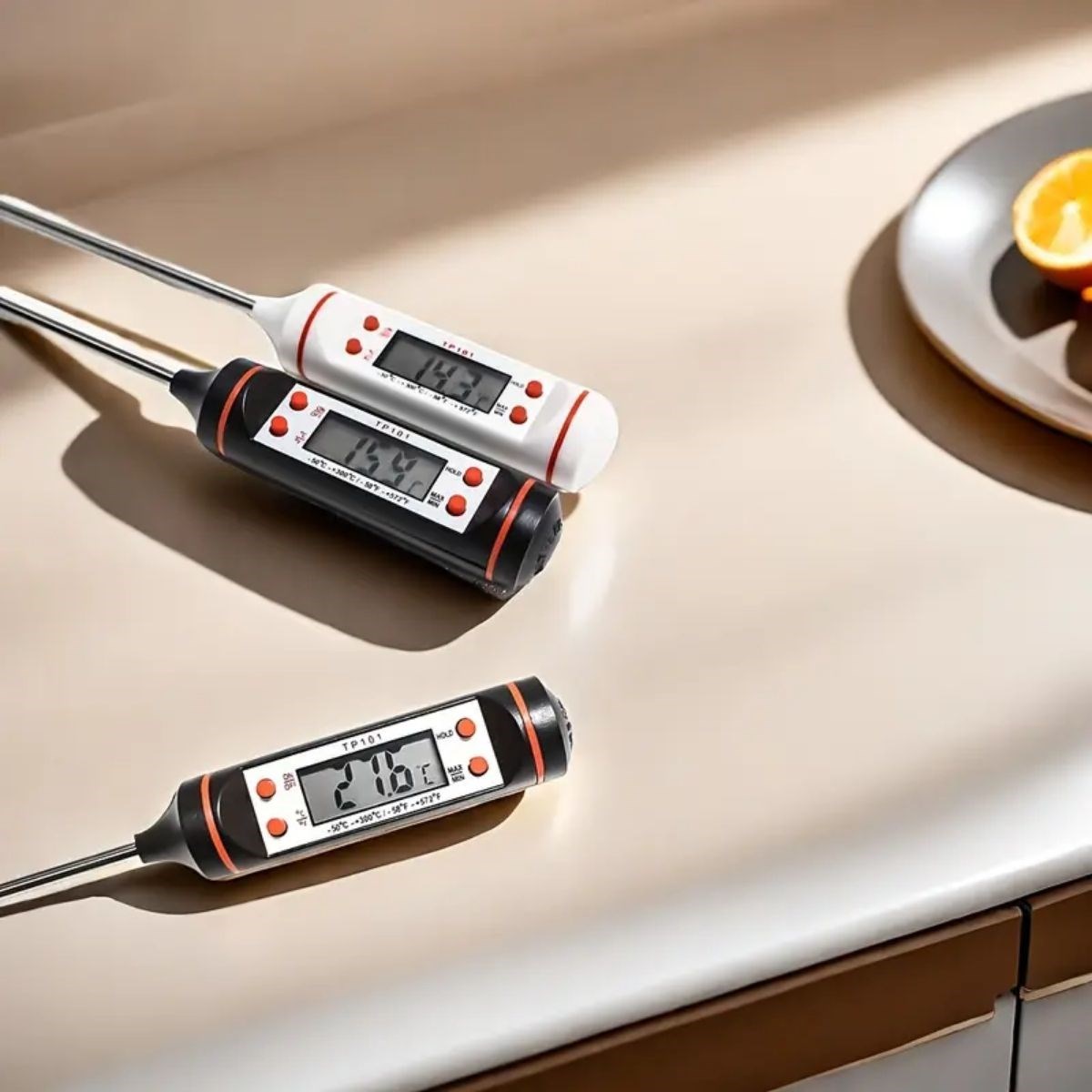 Dijital Gıda Termometresi Süt,Et,Yoğurt Mayalama,Mama Derecesi Ölçer Gıda Termometresi (4172) - Görsel 2