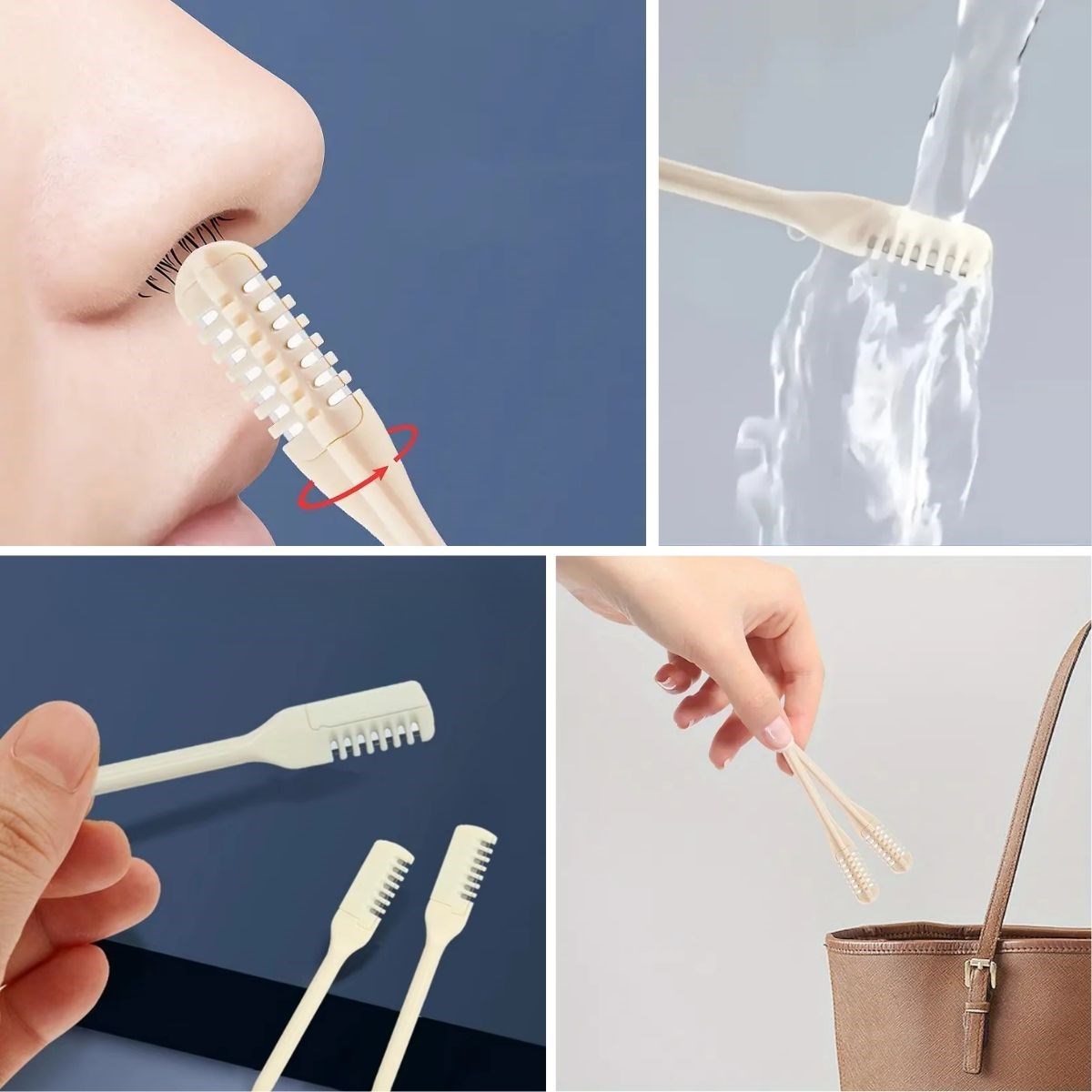 2'Si Bir Arada 2 Parça Kutulu Burun Kıl Alma ve Kulak Temizleme Aparatı (4172) - Görsel 4