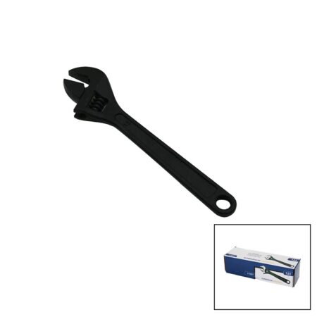 6 ADET SİYAH ÇELİK 12 İNÇ 300MM KURBAĞACIK ANAHTAR CHROME VANADİUM (4172)