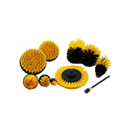 10PCS =9PCS FIRÇA + 1PCS UZATMA APARATI=15CM MATKAP UÇLU FIRÇA SETİ (4172)