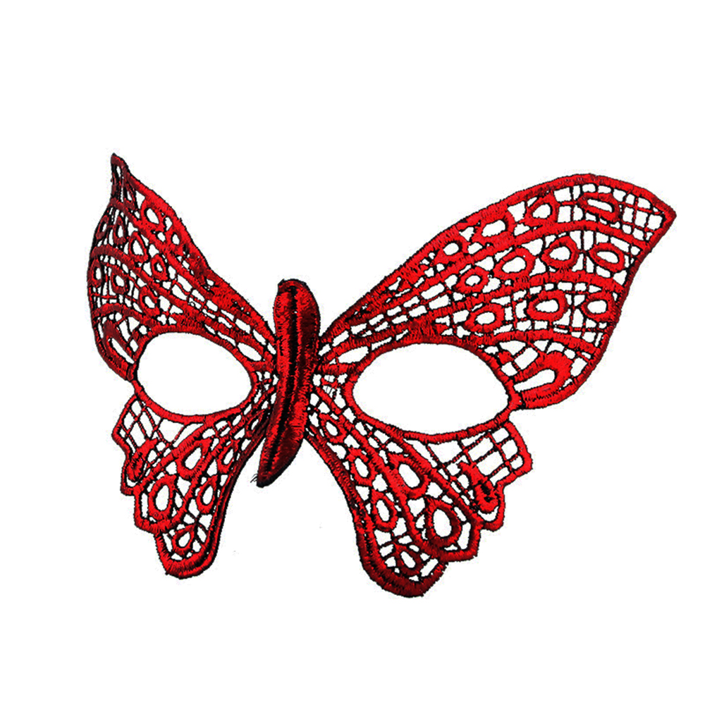 Kırmızı Dantel Masquerade Maskesi 7 No (4172) - Görsel 3