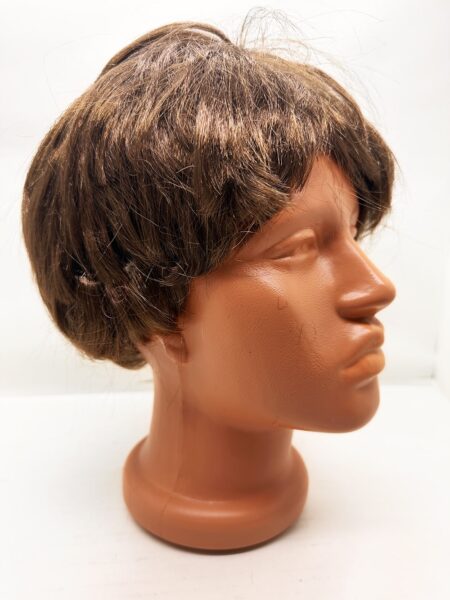 Kahve Renk Kısa Kesim İçi Astarlı Erkek Peruğu (4172)