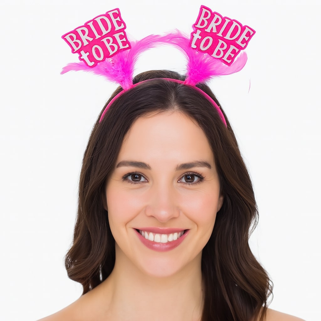 Pembe Renkli Bride to Be Parti Tacı – Bekarlığa Veda Gecesi İçin (4172)