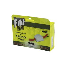 FİLİT  4PCS  KARINCA - HAMAM BÖCEK  YEMİ   6AY ETKİLİ - İSTASYON   YEM: 1.5GR X 4AD.=6GR (4172)