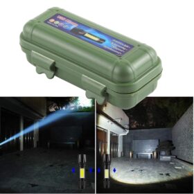 Kutulu Mini El Feneri – Taşınabilir LED Kamp ve Acil Durum El Lambası Plastik Gövde (4172)