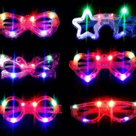 Led Işıklı Karışık 6 Model Yanar Söner Parti Gözlüğü 6 Adet (4172)