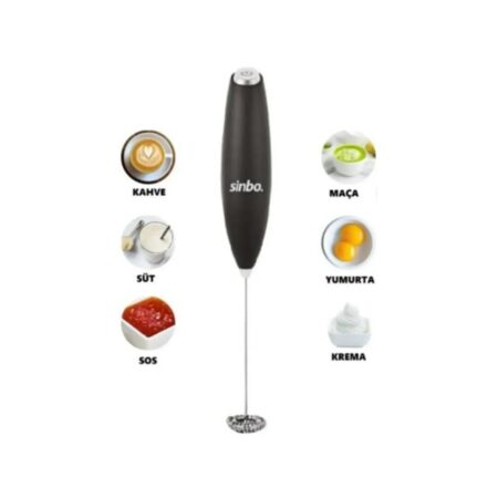 PİLLİ SÜT KÖPÜRTÜCÜ - KARIŞTIRICI MİNİ MİKSER SÜT - KAHVE - SOS - YUMURTA STO-6723 (4172)