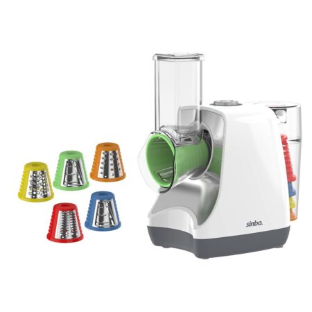 5İN1 OTOMATİK MEYVE VE SEBZE DOĞRAYICI MAKİNE KALIN İNCE = RENDE - DİLİMLEME - ÖĞÜTÜCÜ 150W SHB-7505 (4172)