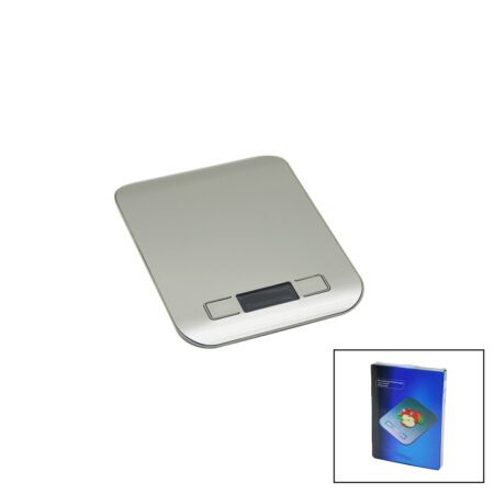 3 KAPASİTE=1000-3000-5000GR/1GR 180X140X18MM DİJİTAL PLATİN MUTFAK TERAZİ - TARTI PİLLİ= 2PCS İNCE (4172)