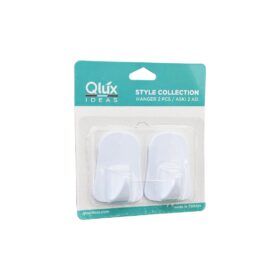 QLUX L-00735 2PCS OPAK BEYAZ PLASTİK ASKI (4172)