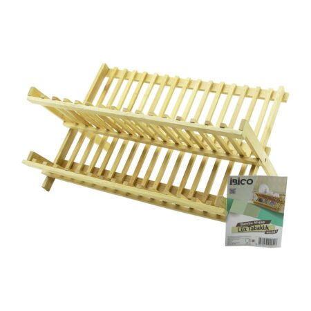 LÜX AHŞAP BAMBU BULAŞIK - TABAKLIK TEZGAH ÜSTÜ 46X33CM (4172)