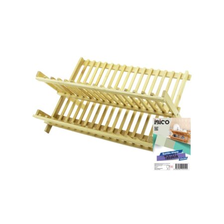 AHŞAP BAMBU BULAŞIK - TABAKLIK TEZGAH ÜSTÜ 43X43CM (4172)