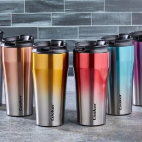 CKR-2049 400ML.ÇELİK MUG TERMOS BARDAK ÇİFT RENK (4172)