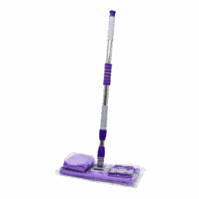 130CM SAPLI 360° DÖNER SAPLI PALET MOP - M.FİBER PASPAS YEDEK BEZLİ DUVAR SİLME MOP (4172)