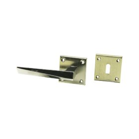 4 TAKIM PRATİK PRİZMA ODA  GRİ NİKEL ROZETLİ KAPI KOLU (4172)