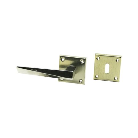 4 TAKIM PRATİK PRİZMA ODA  GRİ NİKEL ROZETLİ KAPI KOLU (4172)