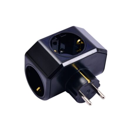 SİYAH YONCA PLUS 3LÜ TOPRAKLI PRİZ FİŞ 04-ZM (4172)