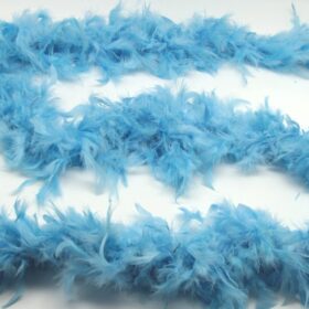 Bebek Mavisi Kabarık Tüylü Otriş Boa Dekorasyon Tüy 180 cm (4172)