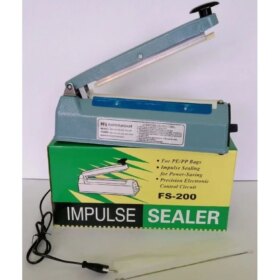 20Cm  Metal Gövde Poşet Ağzı Yapıştırma Kapatma Makinası FS-200 (4172)