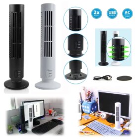 Kule Tipi USB Elektrik Fan Yapraksız Klima Fanı (4172)