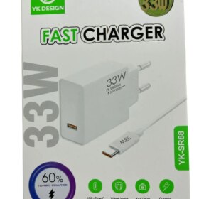 Usb Type-c 33W Şarj Aleti YK-SR68 (4172)