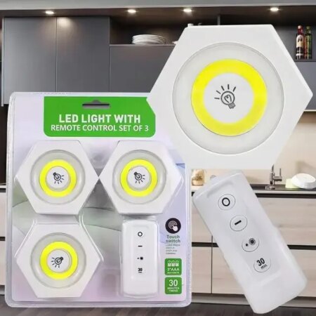 Uzaktan Kumandalı Led Işık Altı Gen [3'lü Set] (4172)
