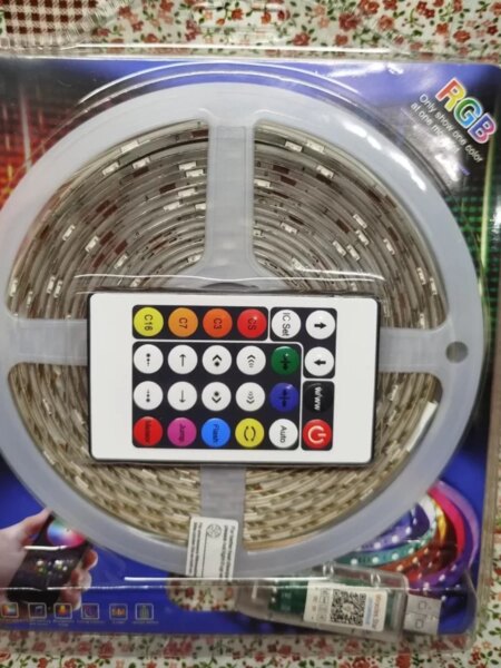 10 Metre, Led Şerit, Usb Bağlantılı, Kumandalı, Ambiyans Işığı SDR-LED-109 (4172)