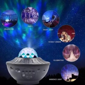 Müzikli, Bluetooth Bağlantılı, Işık Küresi (4172)