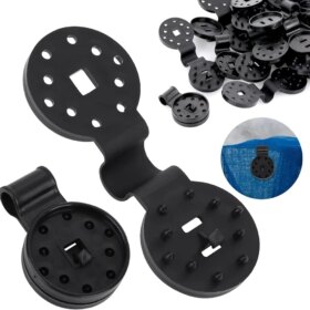 Gölgelik File Klipsi 100 Adet Gölgelik İp Geçirme Aparatı (4172)