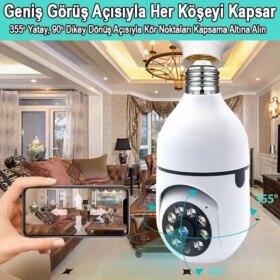 Ampul Kamera Harekete Duyarlı Gece Görüşlü (4172)