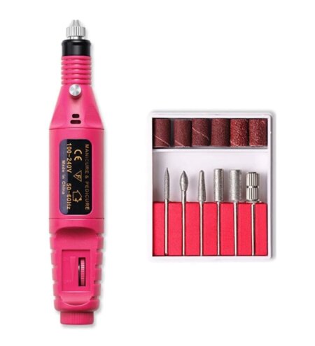 Elektrikli Manikür Pedikür Törpüsü Profesyonel Bakım Süsleme Elektrikli Tırnak Törpü Makinesi (4172)