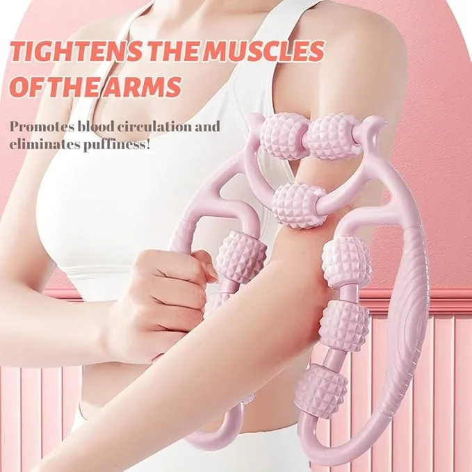 9 Tekerlekli Boyun Bacak Ayak Bel Masaj Aleti Çok Fonksiyonlu Manuel (4172) - Görsel 4