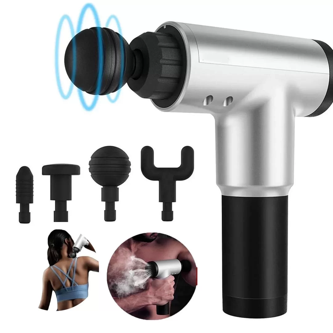 Kablosuz Adaptörlü Masaj Tabancası – Şarjlı Masaj Tabancası KH-320 (4172)