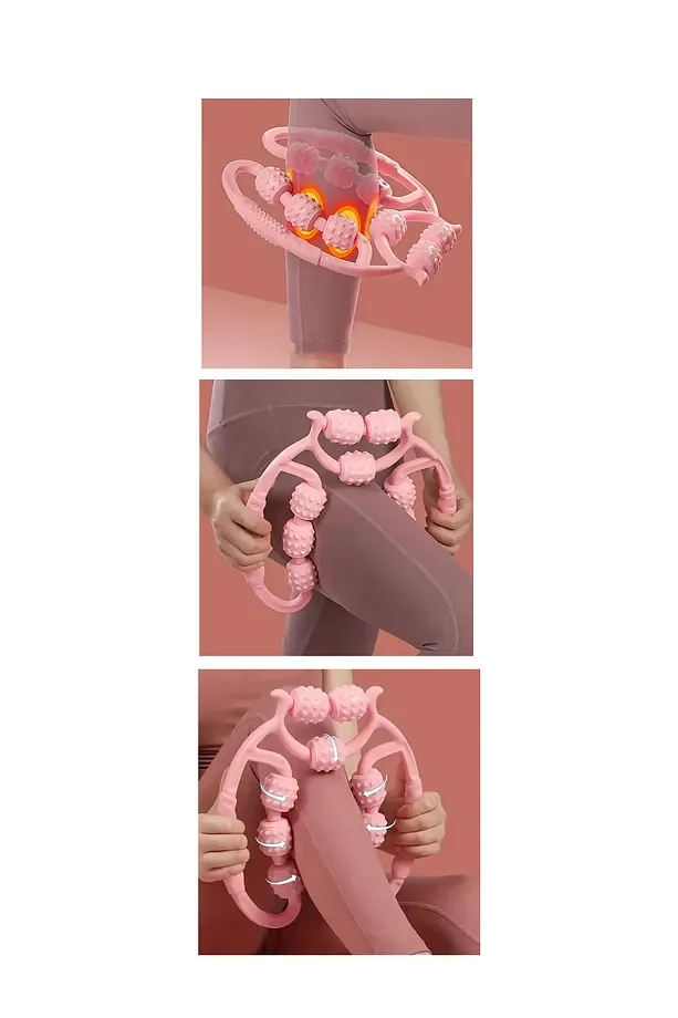 9 Tekerlekli Yoga Fitness Silindiri (Roller) (4172) - Görsel 2