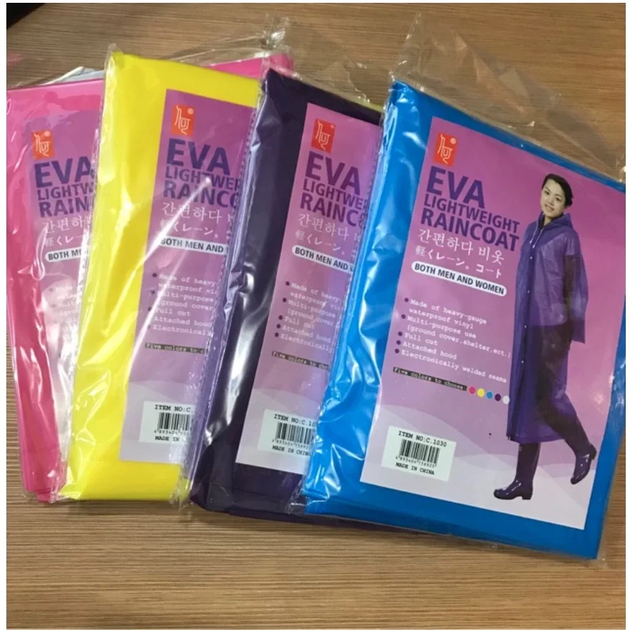 Kadın Erkek Yağmurluk Kapüşonlu Çıtçıtlı Eva Raincoat (4172) - Görsel 5