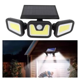 85W Güneş Enerjili Hareket Sensörlü Duvar Lambası Kutusu 2 Ünite (4172)