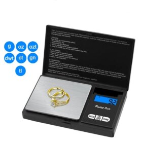 Professional Hassas Terazi 500 gram Kapasiteli 0.1 Hassasiyetli Dijital Kapaklı Tartı (4172)