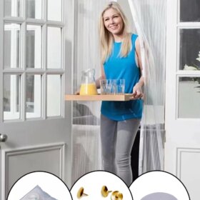 Mıknatıslı Kapı Sinekliği Tül Perde 105 x 210 cm (4172)