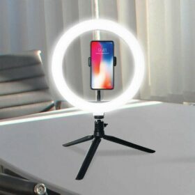 8inç 20cm Youtube Instagram Tiktok Selfie Stüdyo Video Fotoğraf Ring Light Tripod Led Halka Işık (4172)