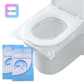 50 Adet Kullan At Pratik Kullanımlı Hijyenik Klozet Kapağı Poşeti (4172)