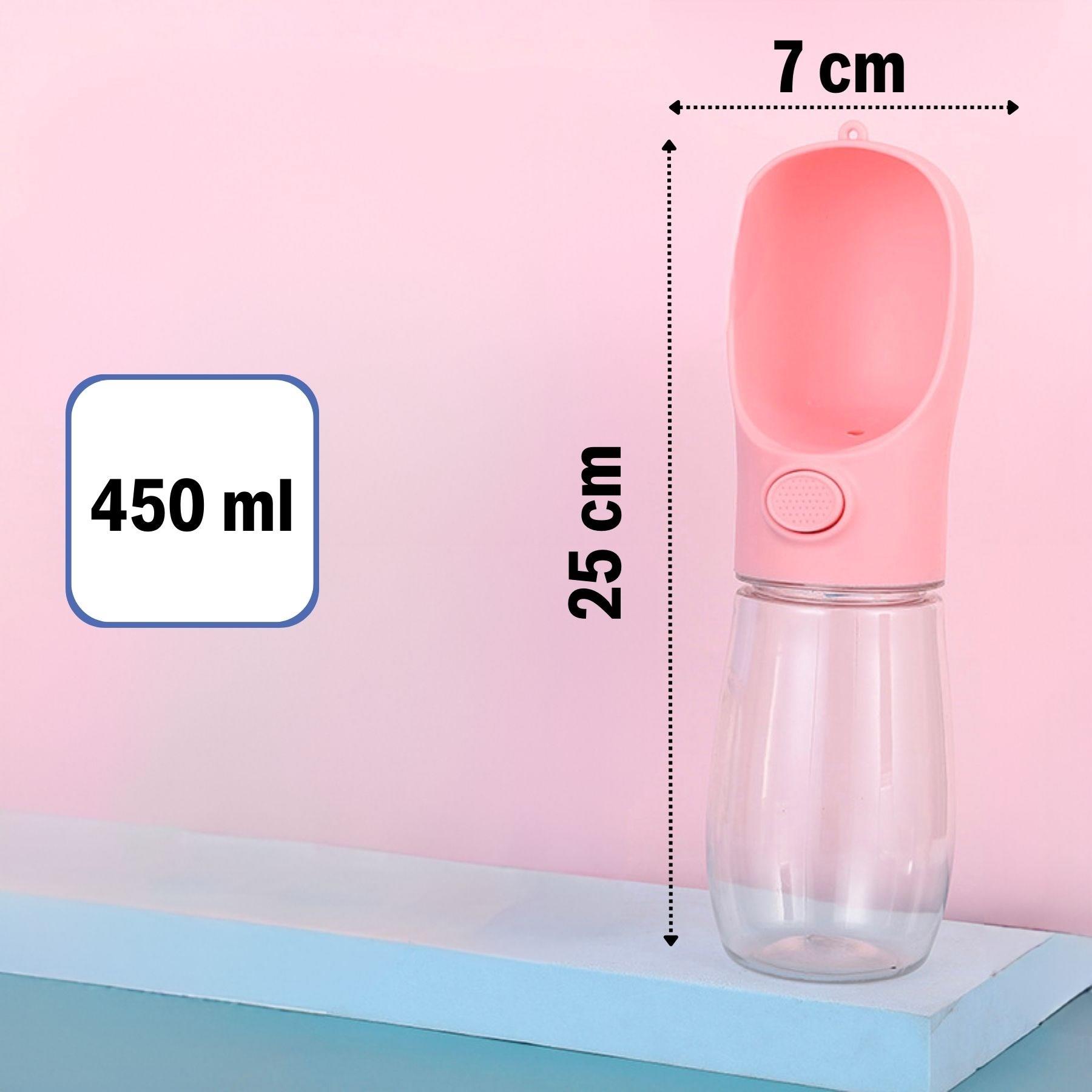450 ml Taşınabilir Butonlu Evcil Hayvan Suluğu (4172) - Görsel 4