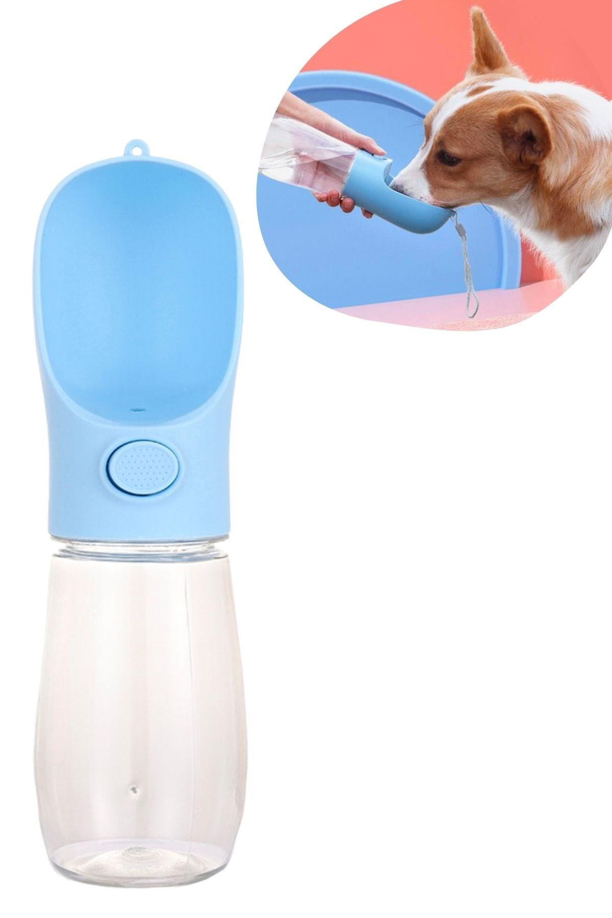 450 ml Taşınabilir Butonlu Evcil Hayvan Suluğu (4172) - Görsel 5