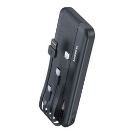 10000 mAh Micro Type-C USB Lightning 4 Kablolu Hızlı Kablosuz Şarj Powerbank (4172)