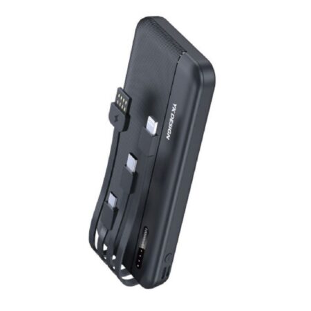 10000 mAh Micro Type-C USB Lightning 4 Kablolu Hızlı Kablosuz Şarj Powerbank (4172)