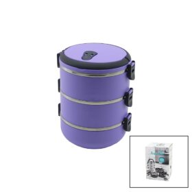 LİLA  3LÜ SEFER TASI SAKLAMA KABI 1.8LT (4172)