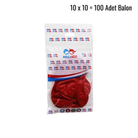 KIRMIZI 100PCS BALON G-90A (4172)