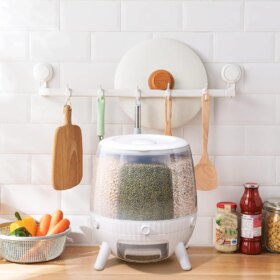 6 Bölmeli 360 Derece Dönebilen 6 Lt Bakliyat Organizeri (4172)