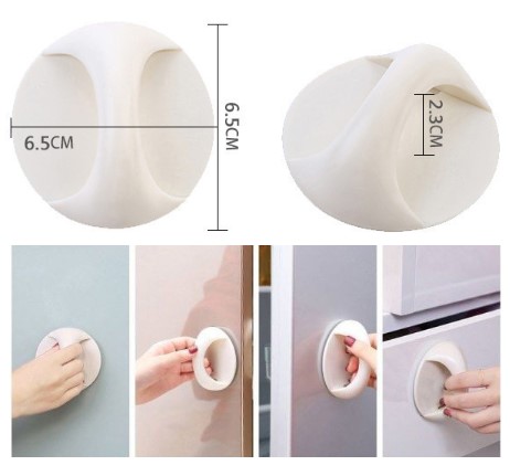 Çok Amaçlı Yapışkanlı Tutacak Kulp 1 Adet (4172) - Görsel 3